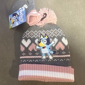Bluey Toddlers Winter Beanie Hat and Mittens Set (One Size)